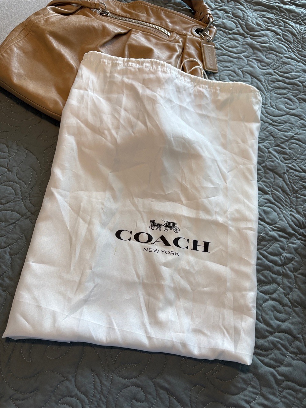 Coach Parker Hippie Leather Shoulder Bag with Top Handle - Picture 10 of 10